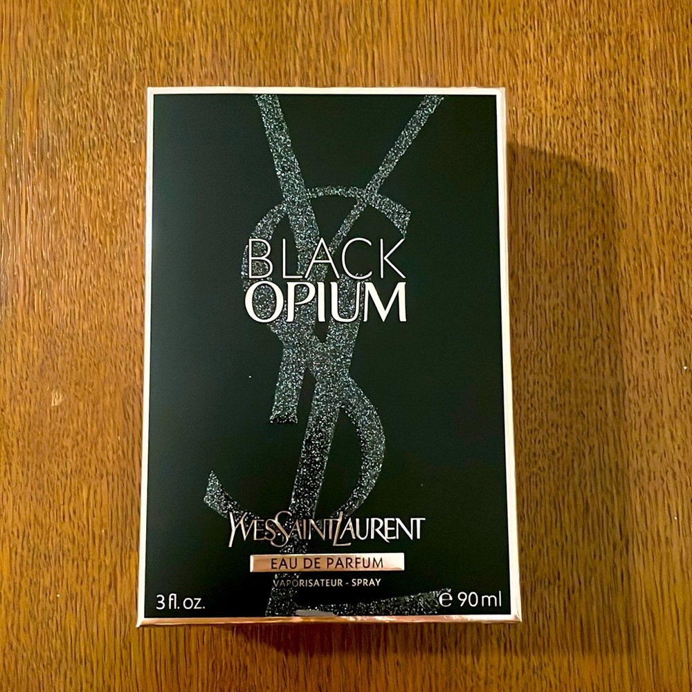 Yves Saint Laurent Black Opium Eau De Parfum 3 oz/90 mL (unopened)
